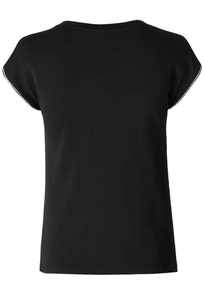 Shirt mit Glitzer-Bordüre