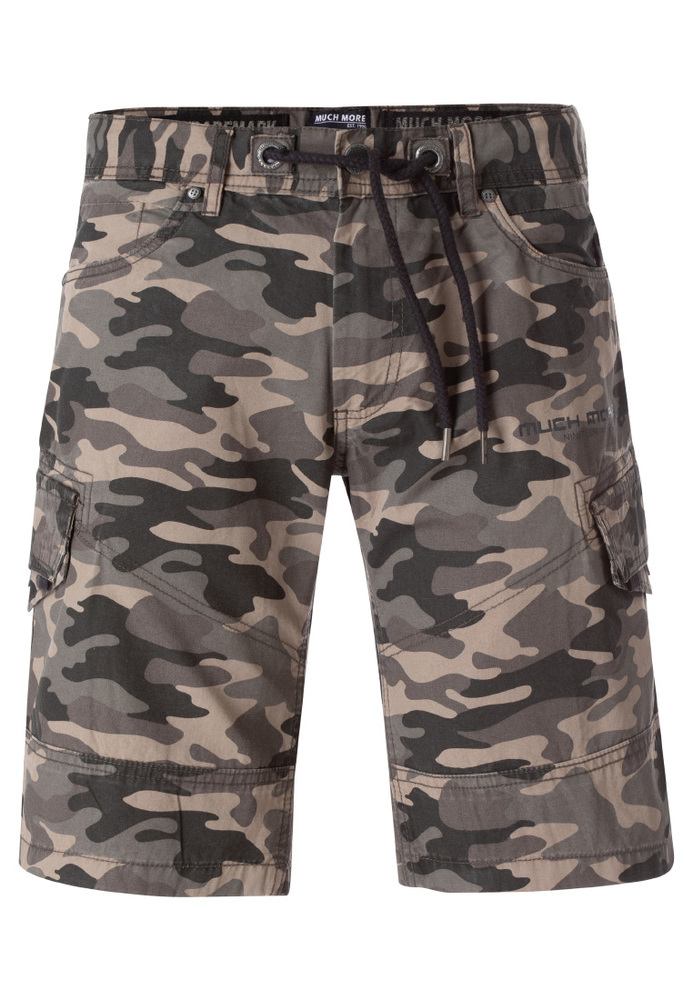 Bermuda-Shorts in Camouflage-Optik