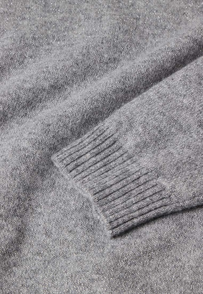 Strickpullover in Glitzer-Melange