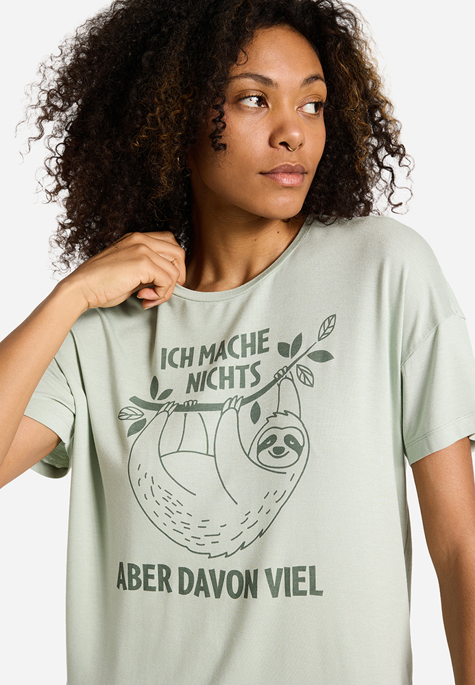 Pyjama Shirt mit Print