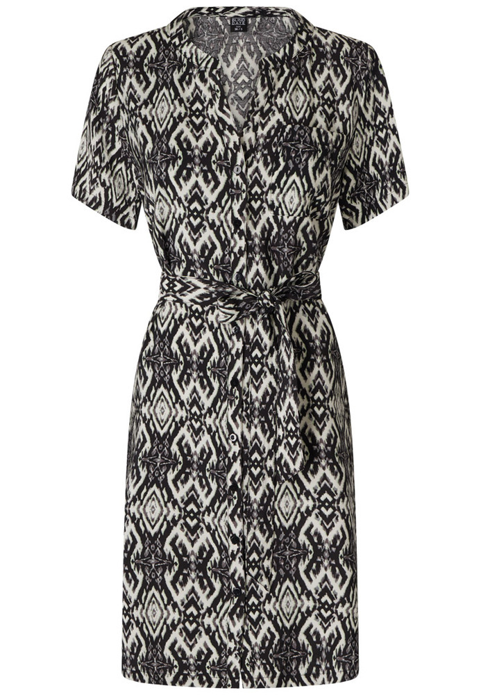 Blusenkleid mit All-Over-Muster