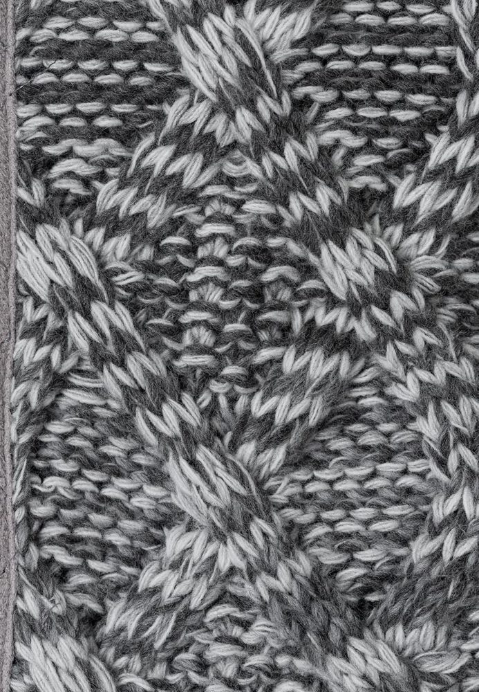 Strickjacke mit Zopfmuster