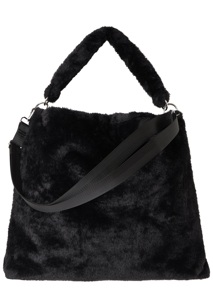 Handtasche aus Fell-Imitat Handtasche aus Fell-Imitat