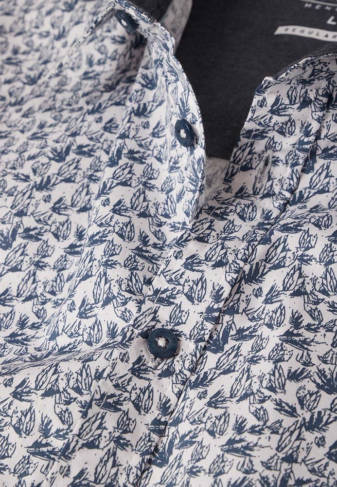 Kurzarmhemd mit All-Over-Print