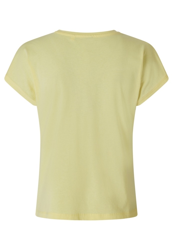 T-Shirt mit Blütenapplikation