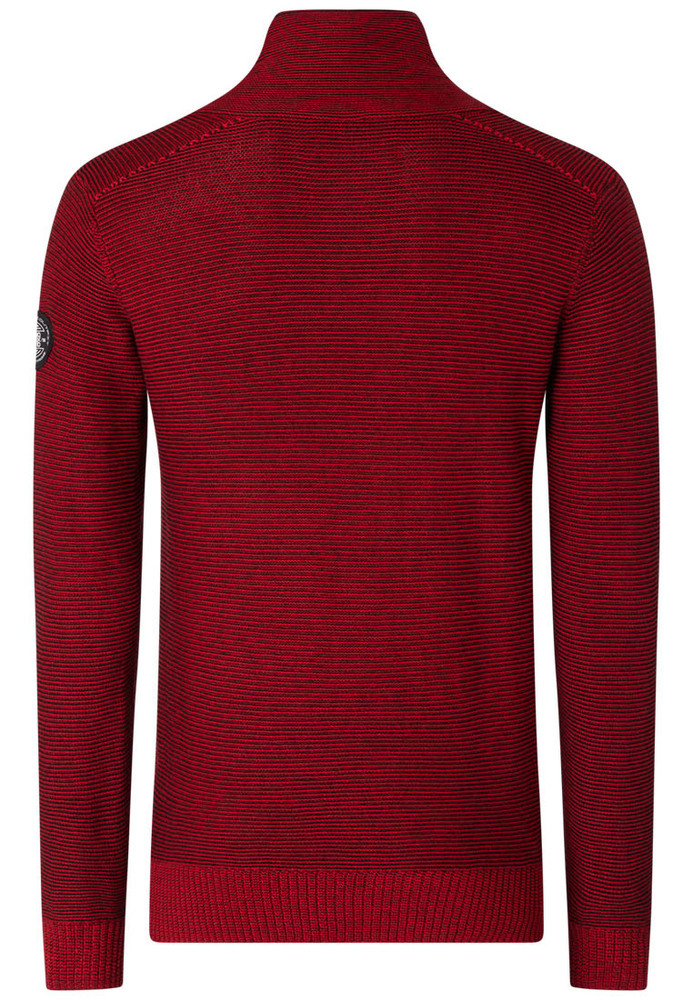 Strickpulli mit Schalkragen