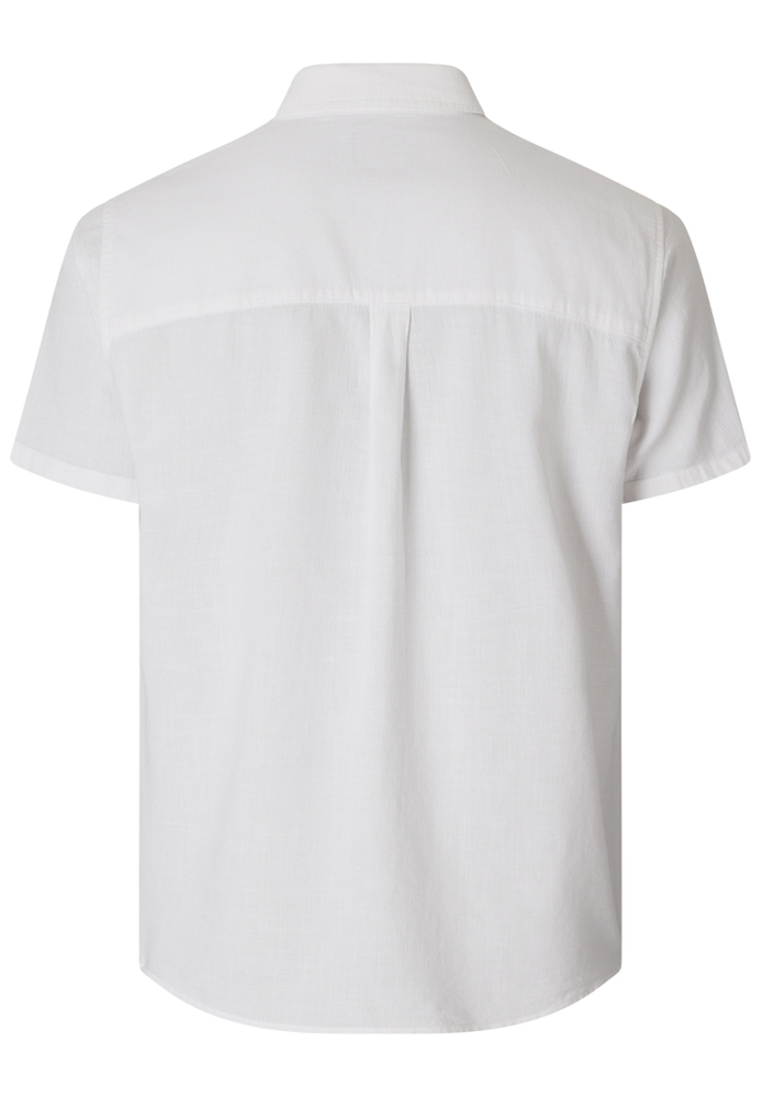 Hemd in Leinen-Optik