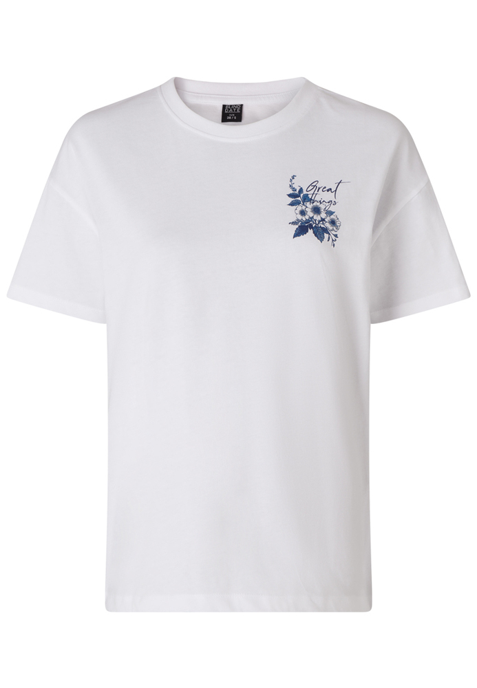 Shirt mit Flower-Back-Print