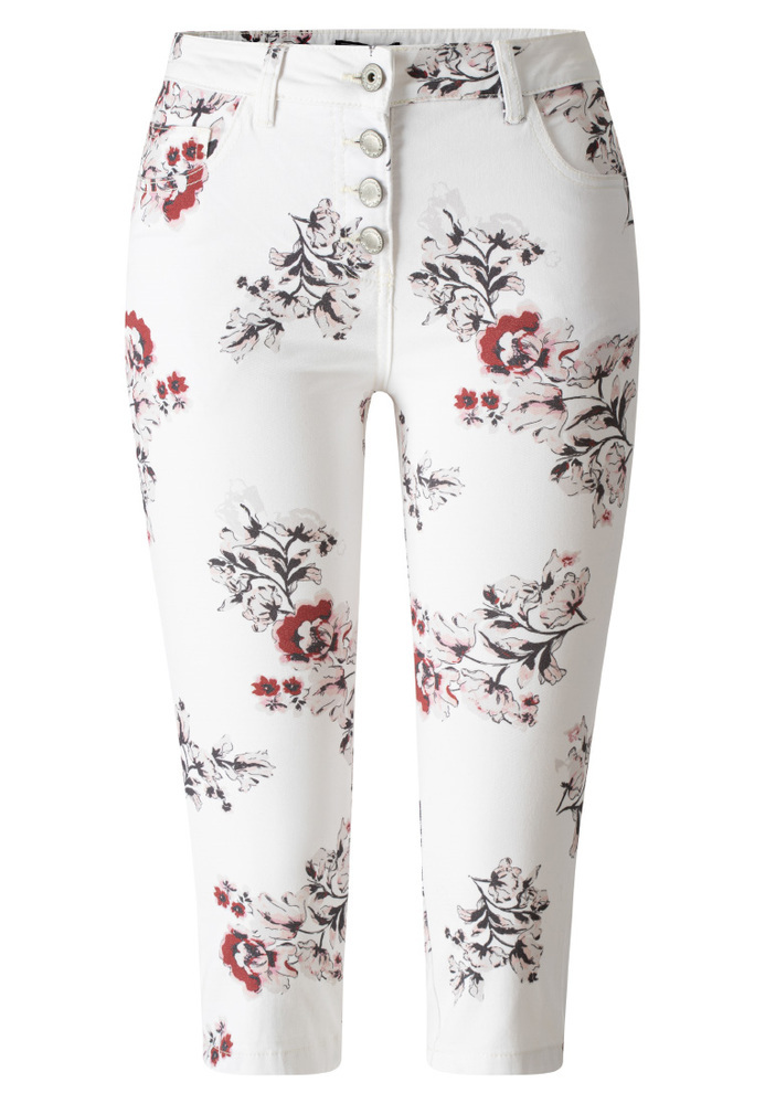 Caprihose mit All-Over-Muster