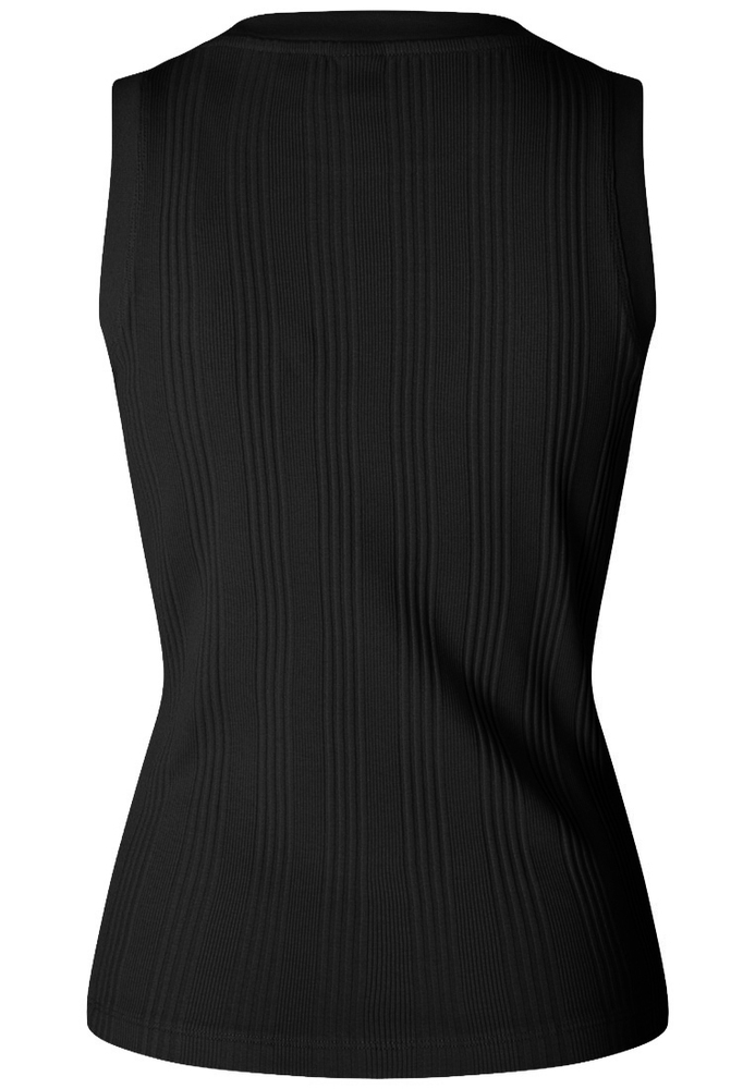 Top mit All-Over-Struktur