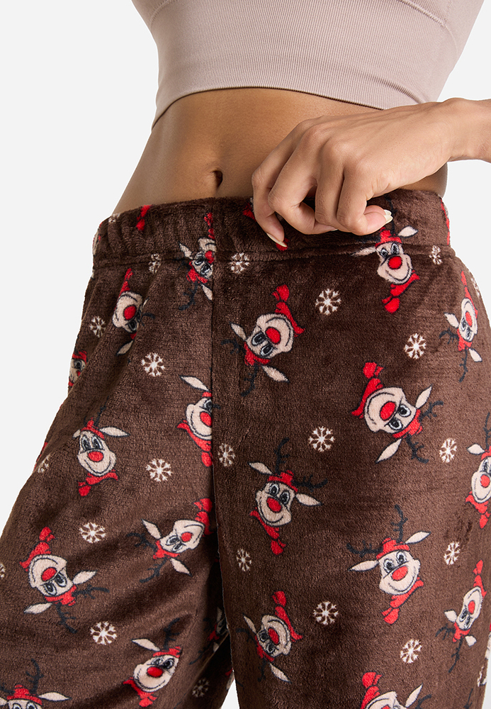 Pyjama-Hose mit XMAS-Motiv