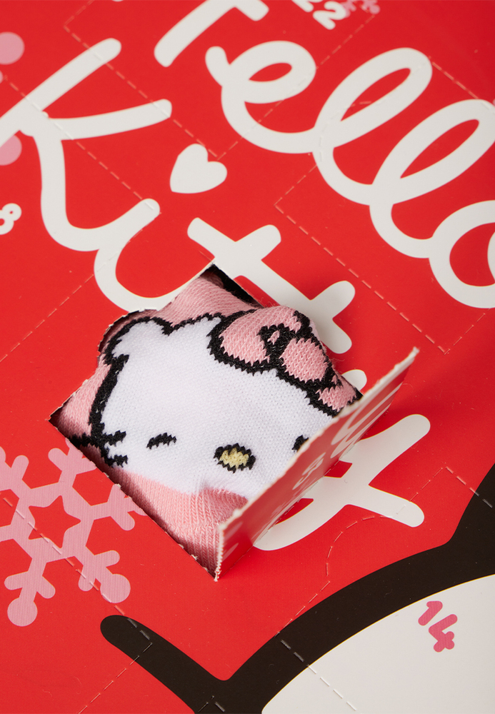Adventskalender mit Hello-Kitty-Socken Adventskalender mit Hello-Kitty-Socken