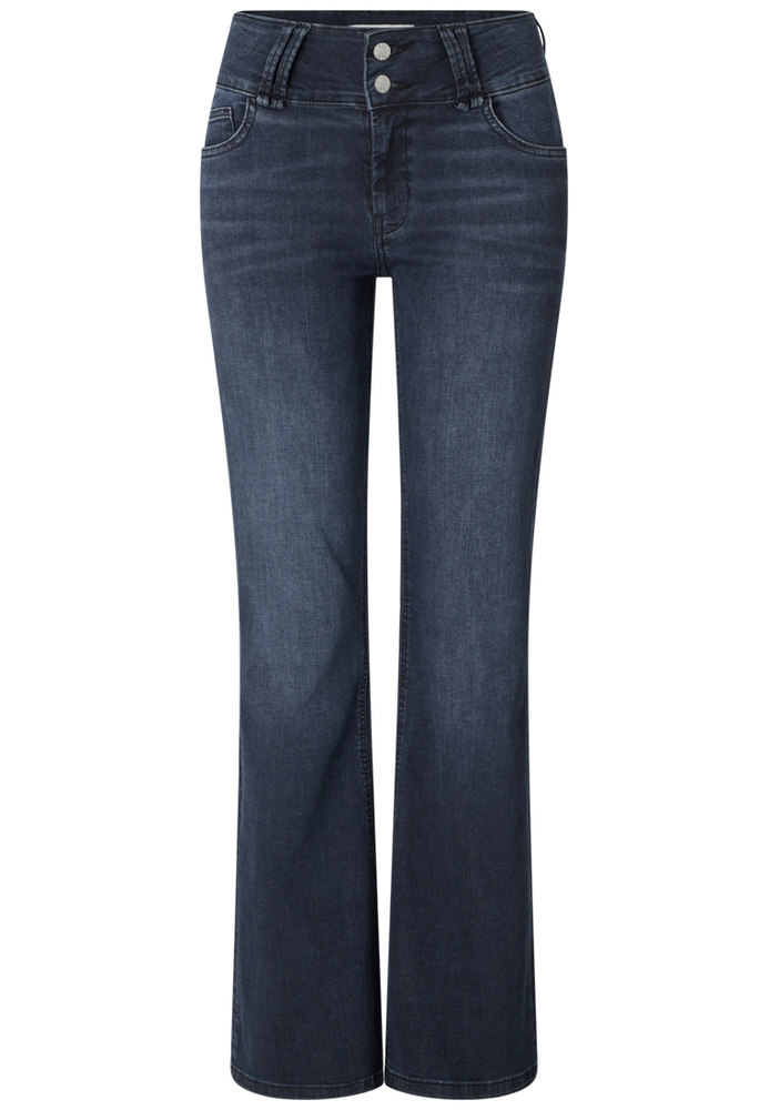 Flared High-Waist Jeans