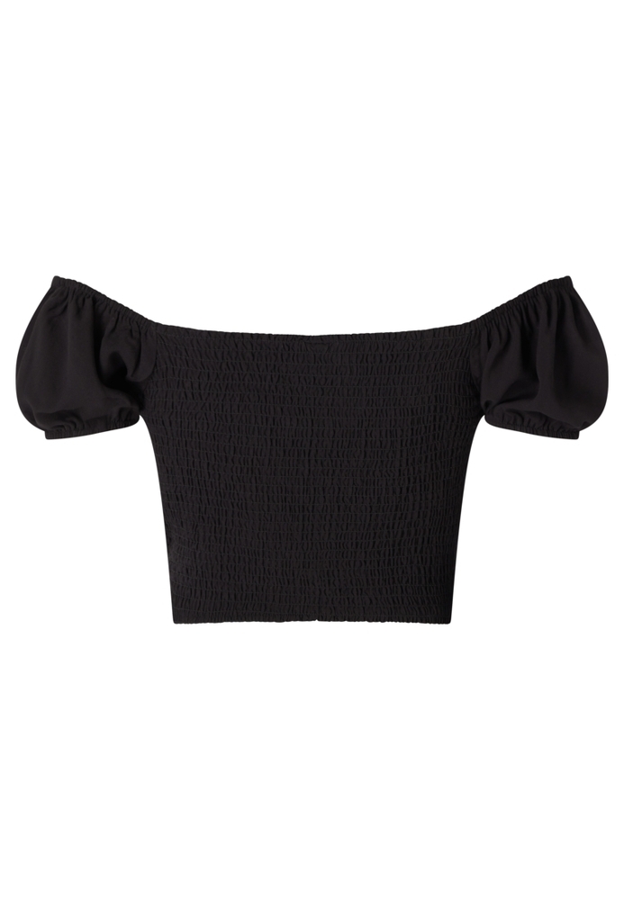 Carmenshirt mit Schnürung