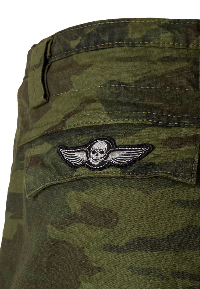 Cargo-Shorts in Camouflage-Optik