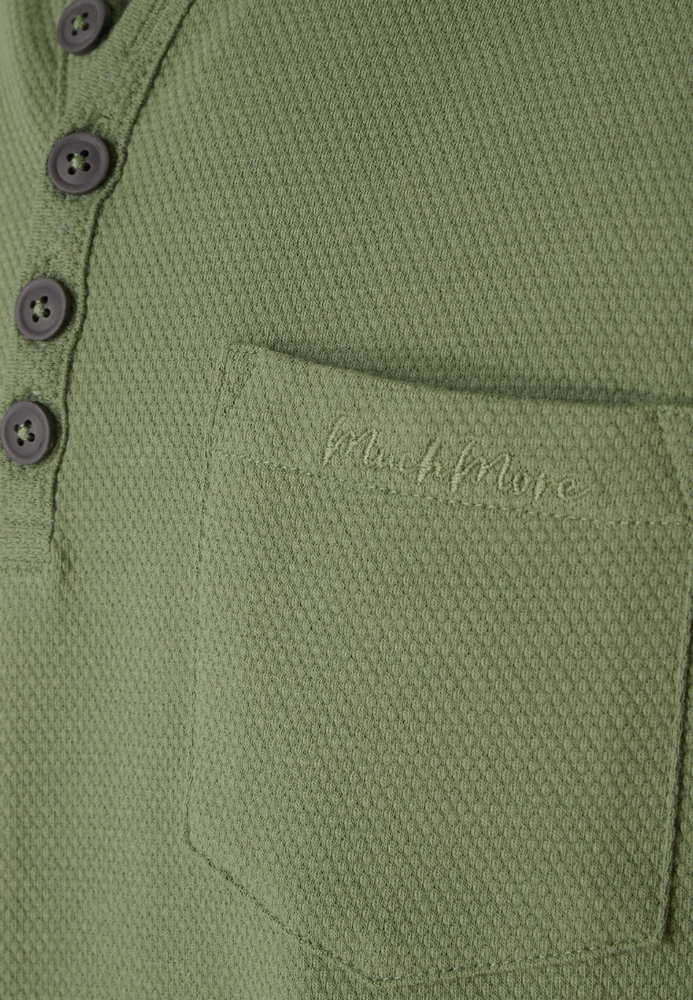 Henley mit Wabenstruktur