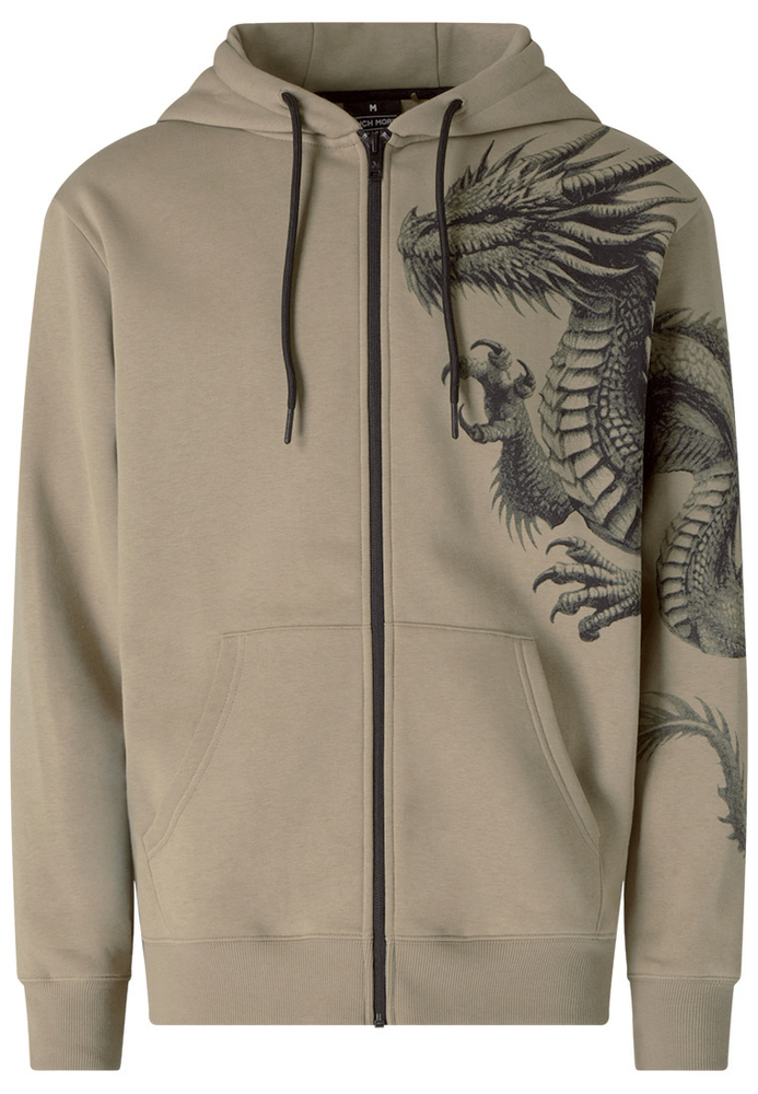 Sweatjacke mit Drachen-Motiv Sweatjacke mit Drachen-Motiv
