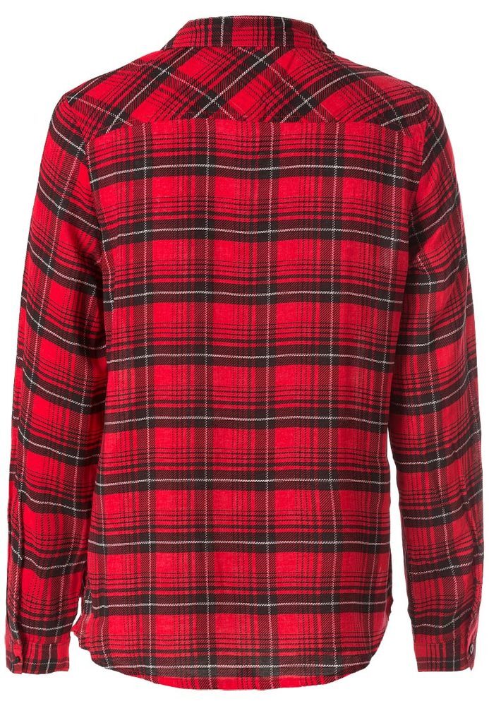 Longbluse mit Schnürung