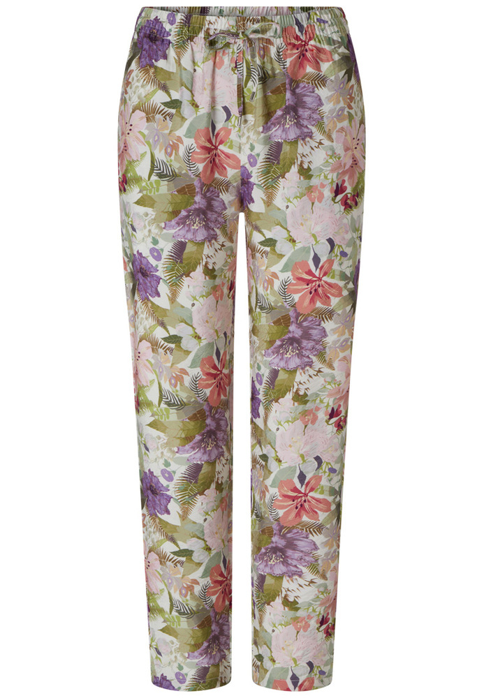Stoffhose mit Blumenmuster