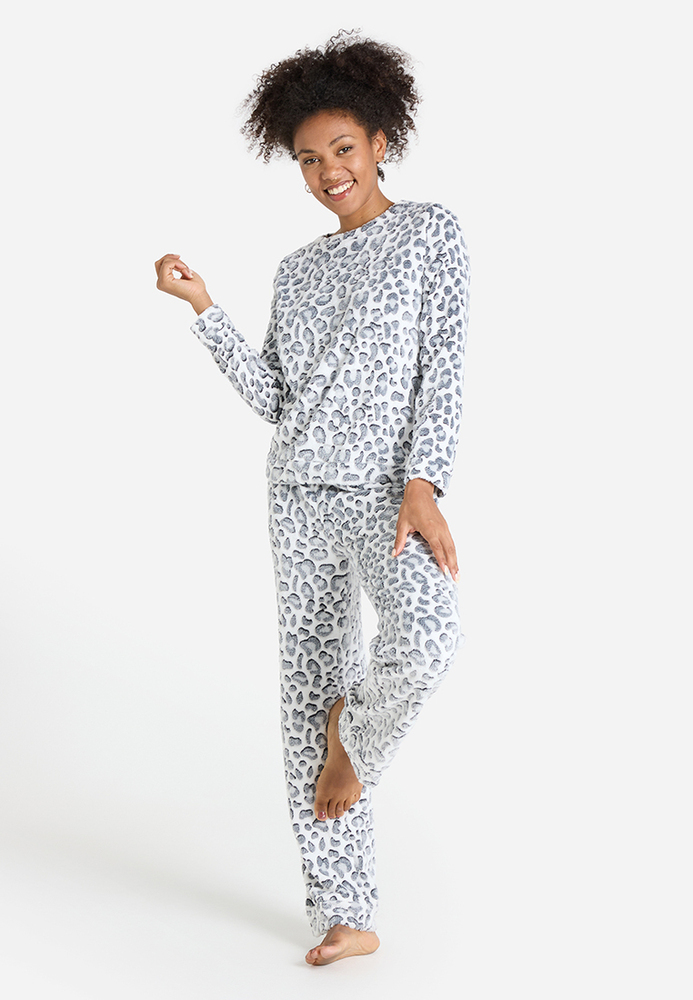 Pyjama-Top mit Leo-Muster