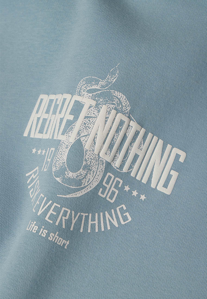 Hoodie mit Front- und Back-Print