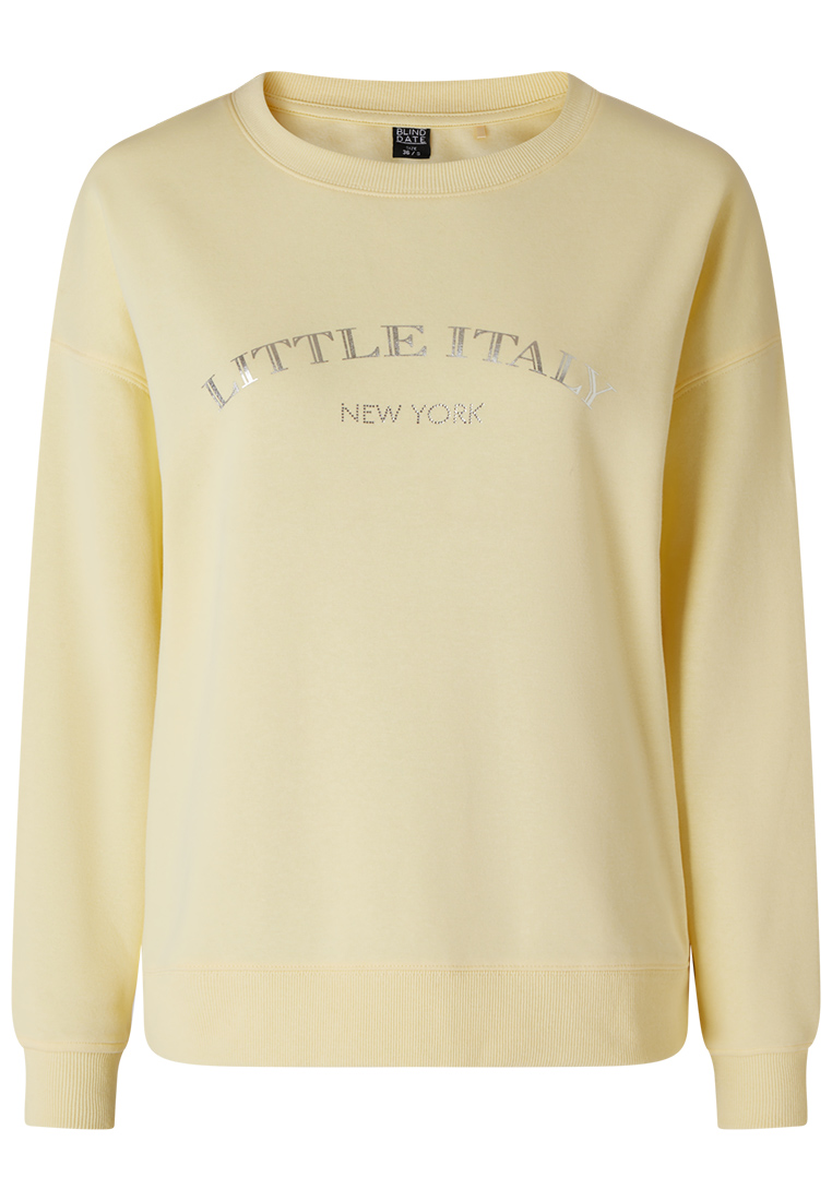 Sweatshirt mit Folien-Schriftzug