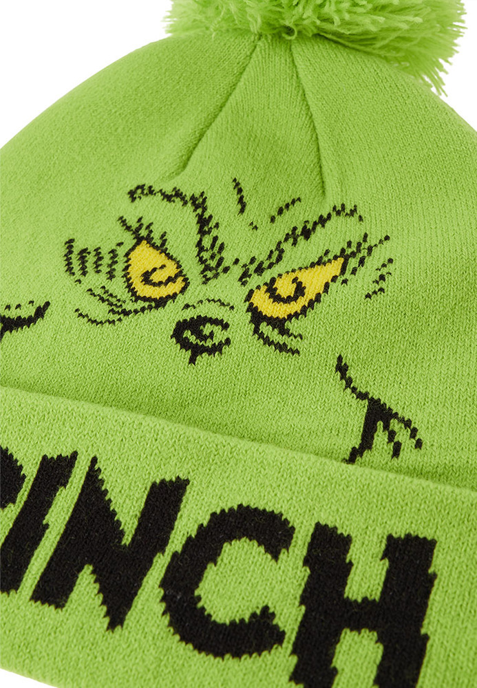 Mütze im Grinch-Motiv Mütze im Grinch-Motiv