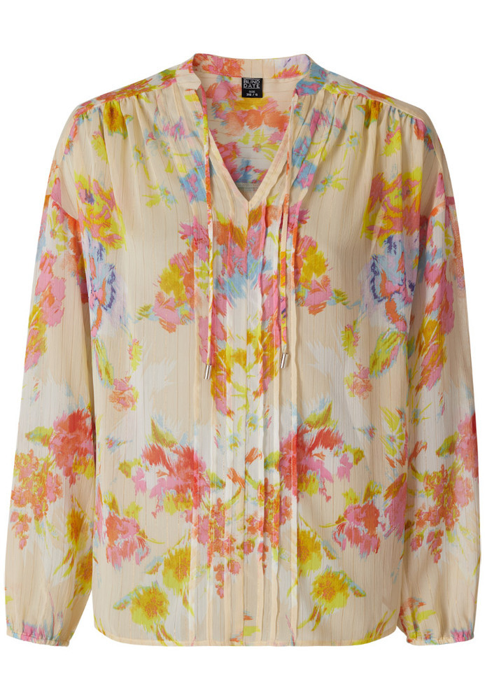 Tunikabluse mit Blumen-Print Tunikabluse mit Blumen-Print