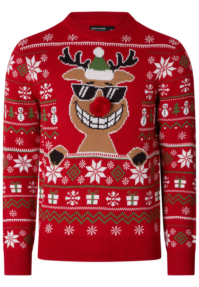 XMAS-Pullover mit All-Over-Muster