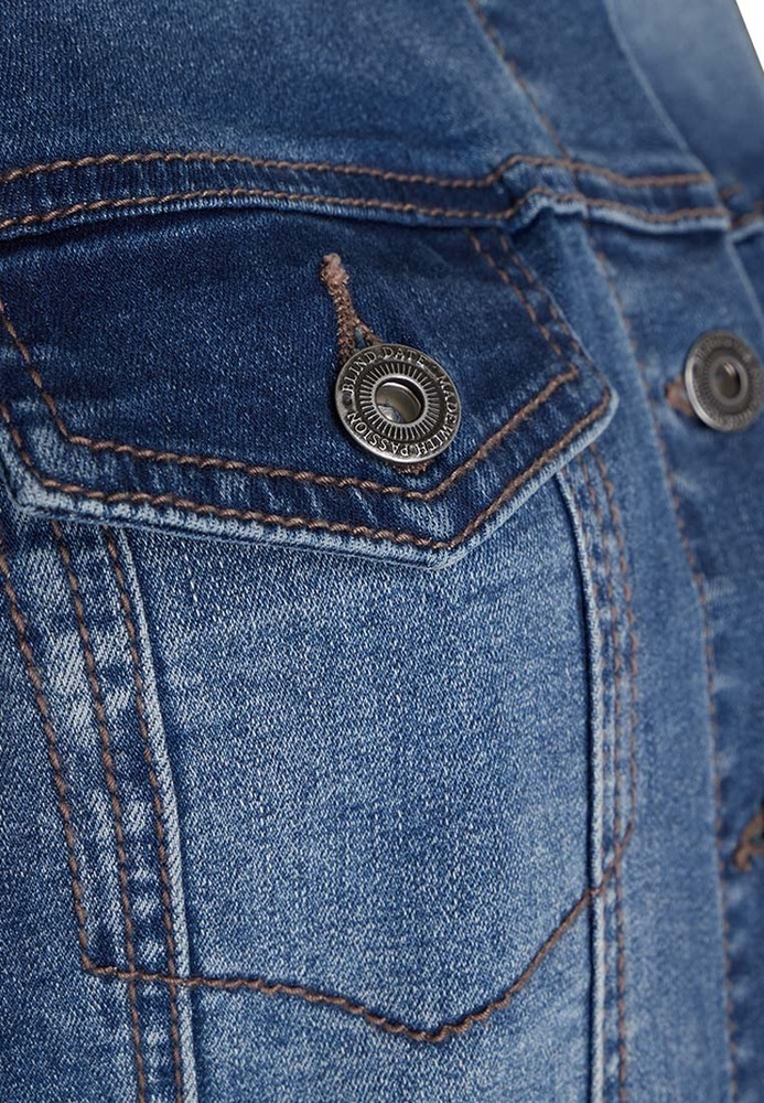 Jeansjacke im Used-Look