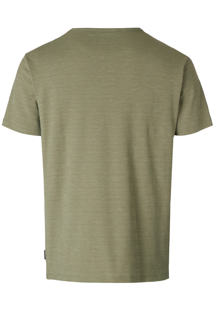 T-Shirt mit Material-Struktur