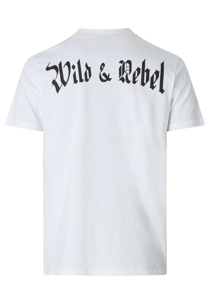 T-Shirt mit Backprint