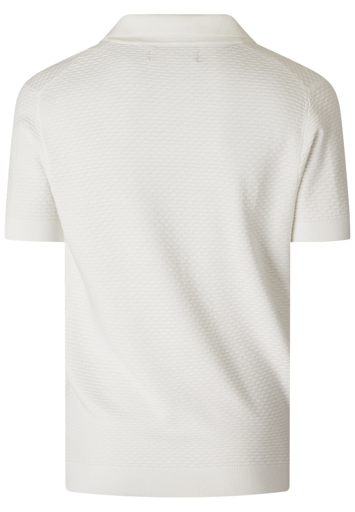 Poloshirt mit All-Over-Struktur