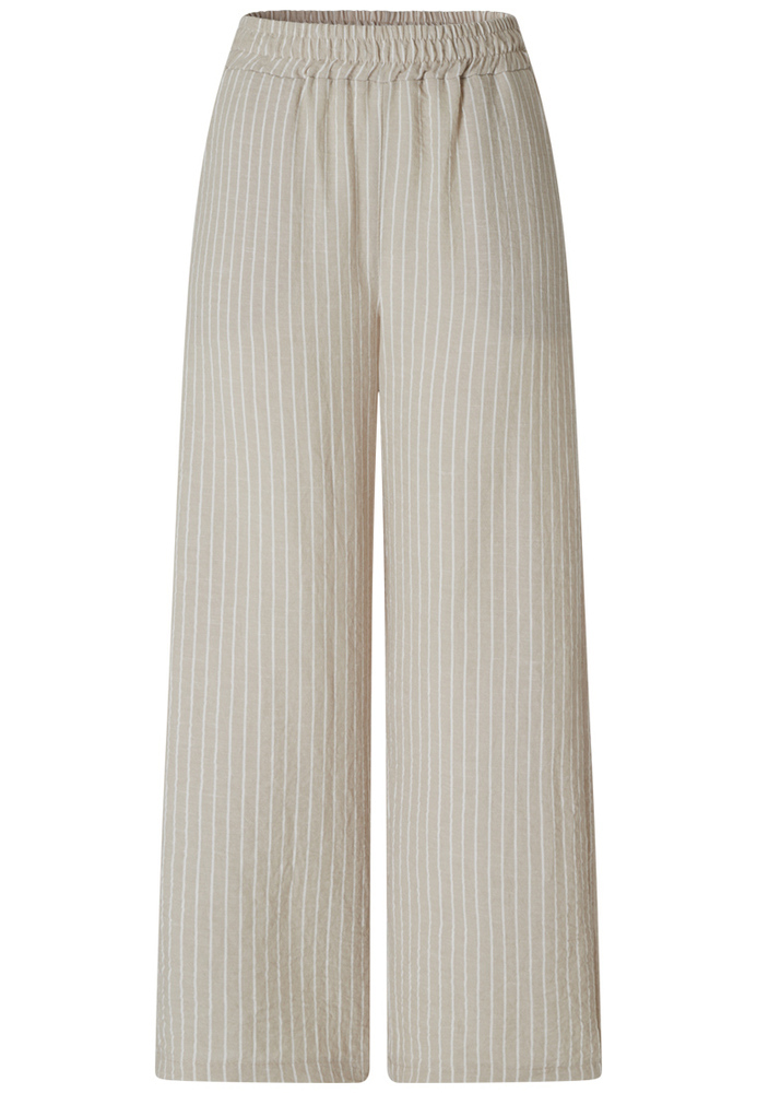 Wide Leg Hose mit Streifen