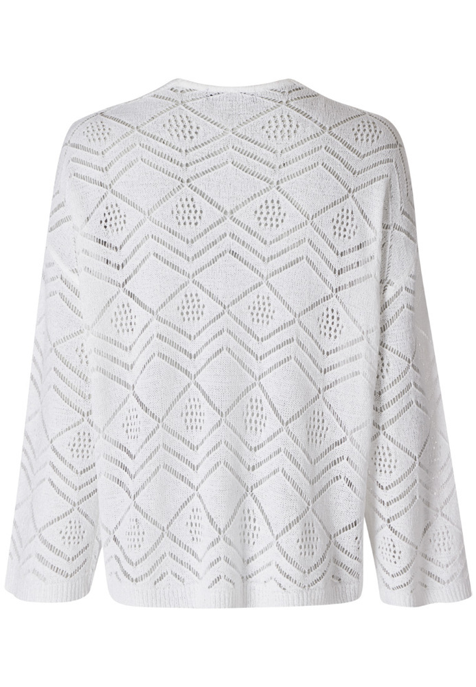 Strickjacke mit Ajour-Muster