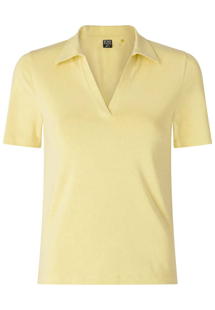 Poloshirt mit V-Ausschnitt