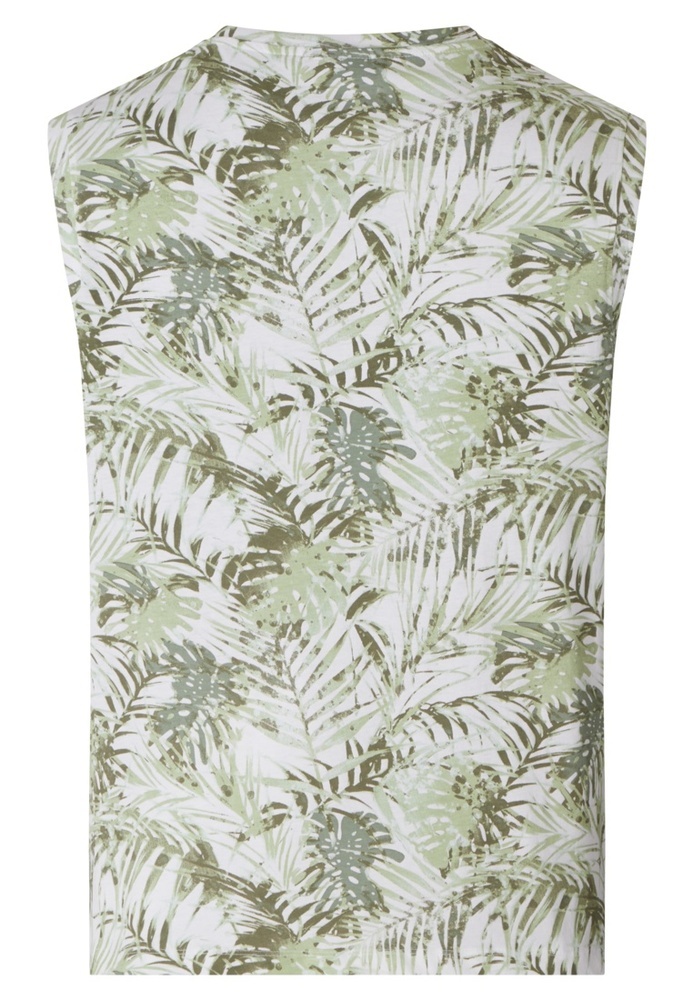 Tank-Top mit Palmblatt-Muster