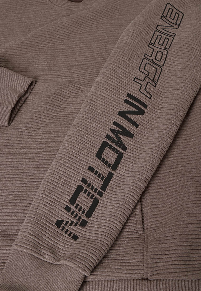 Sweatshirt mit All-Over-Struktur