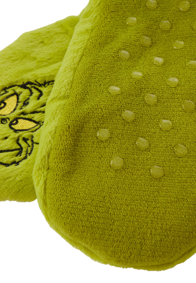 Hausschuhe mit Grinch-Motiv