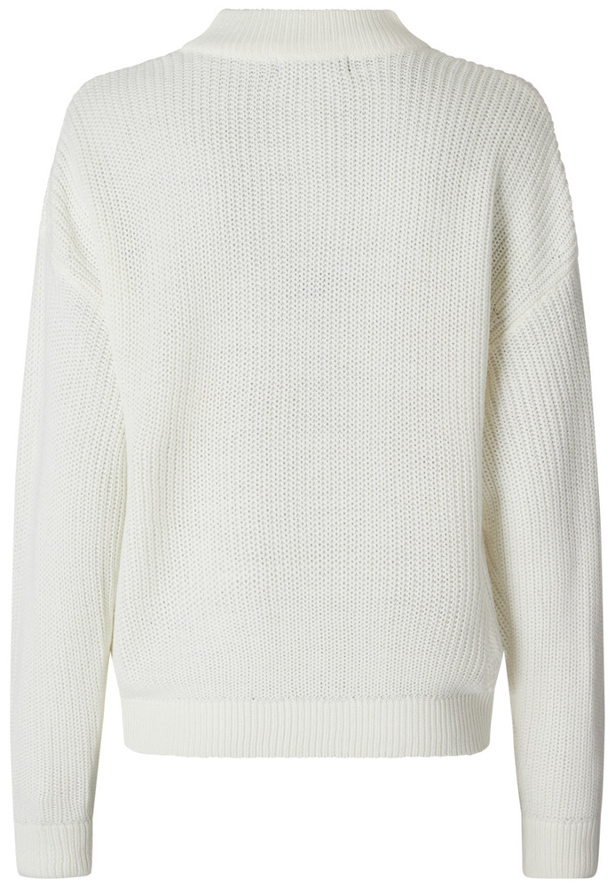 Strickpullover mit Stehkragen