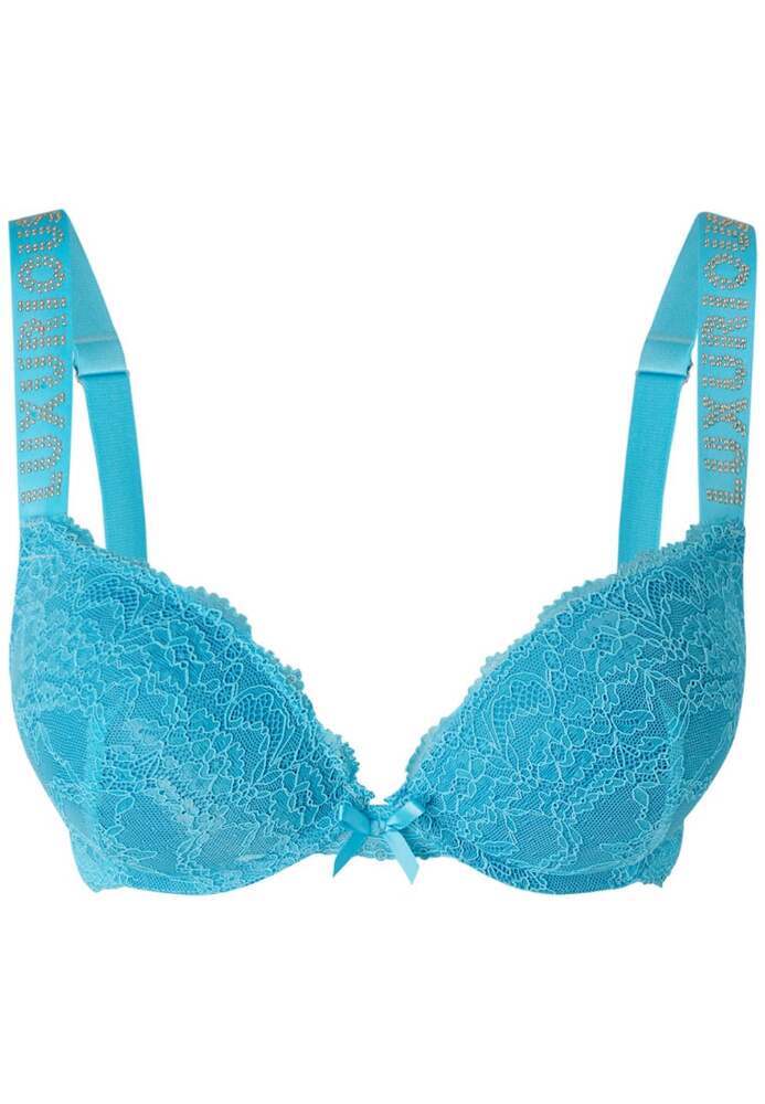 Push-up-BH mit Strass-Schriftzug Push-up-BH mit Strass-Schriftzug