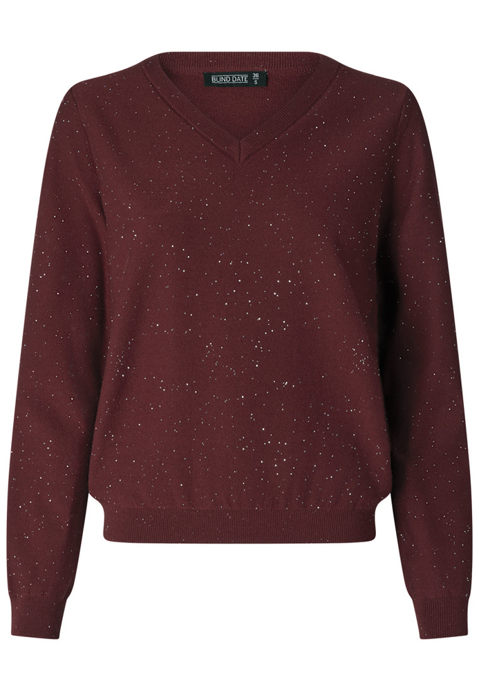 Pullover im Glitzer-Design