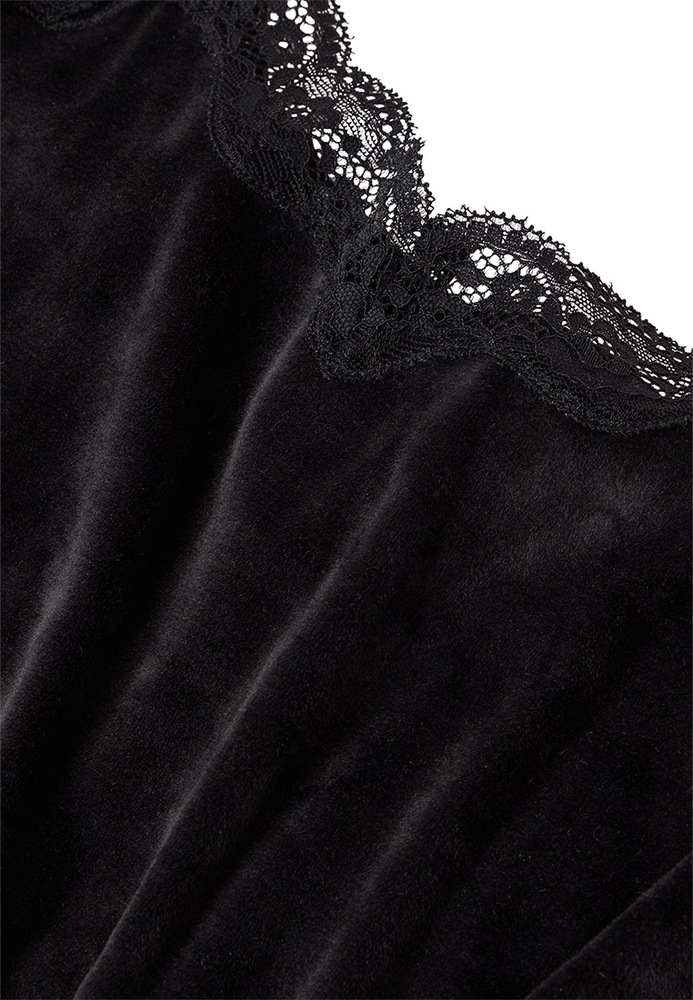 Pyjama-Top mit Spitze