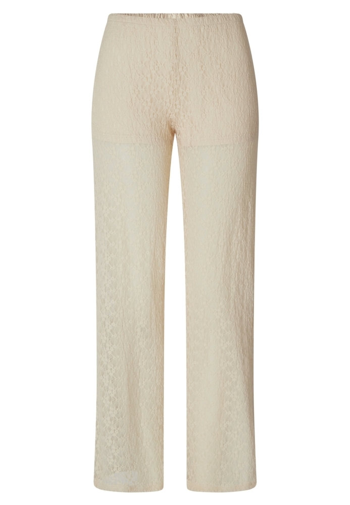 Wide Leg Hose aus Spitze
