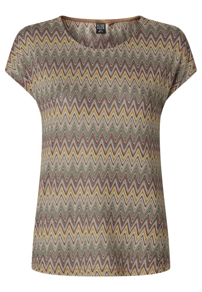 Shirt mit Zickzack-Muster