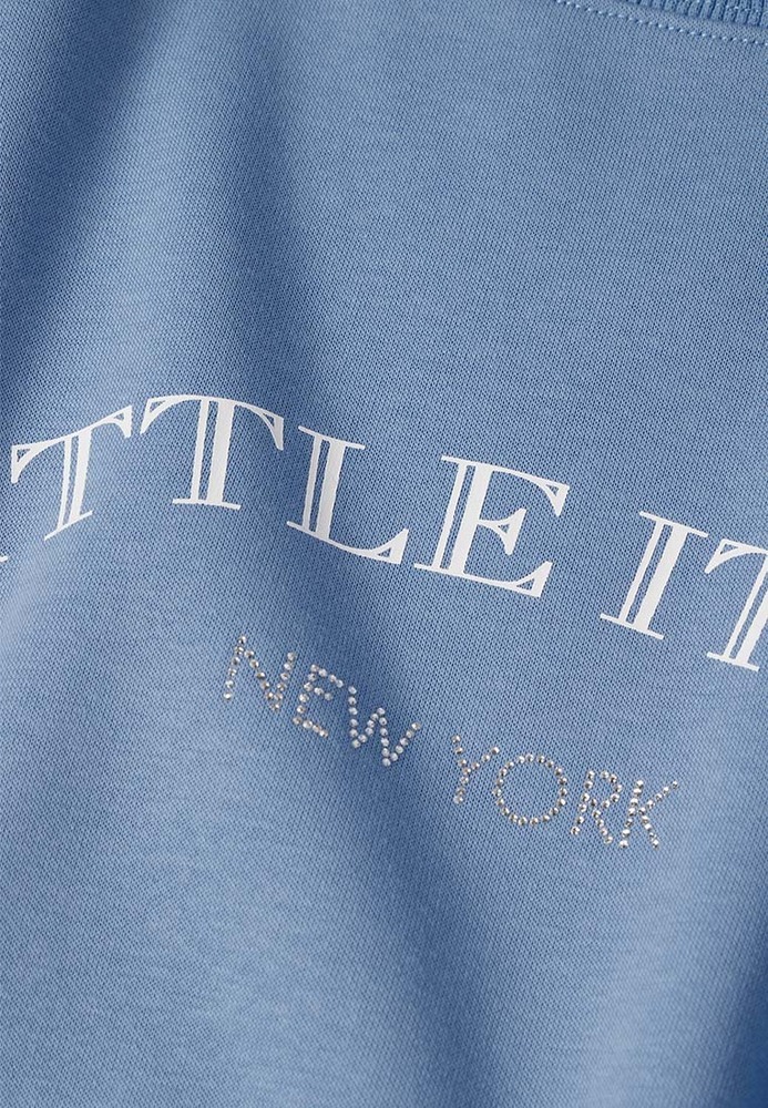 Sweatshirt mit Folien-Schriftzug