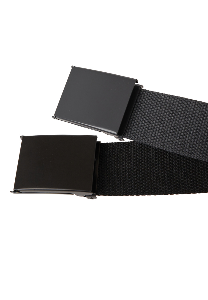 Textilgürtel mit Koppelschließe, 2-er Pack