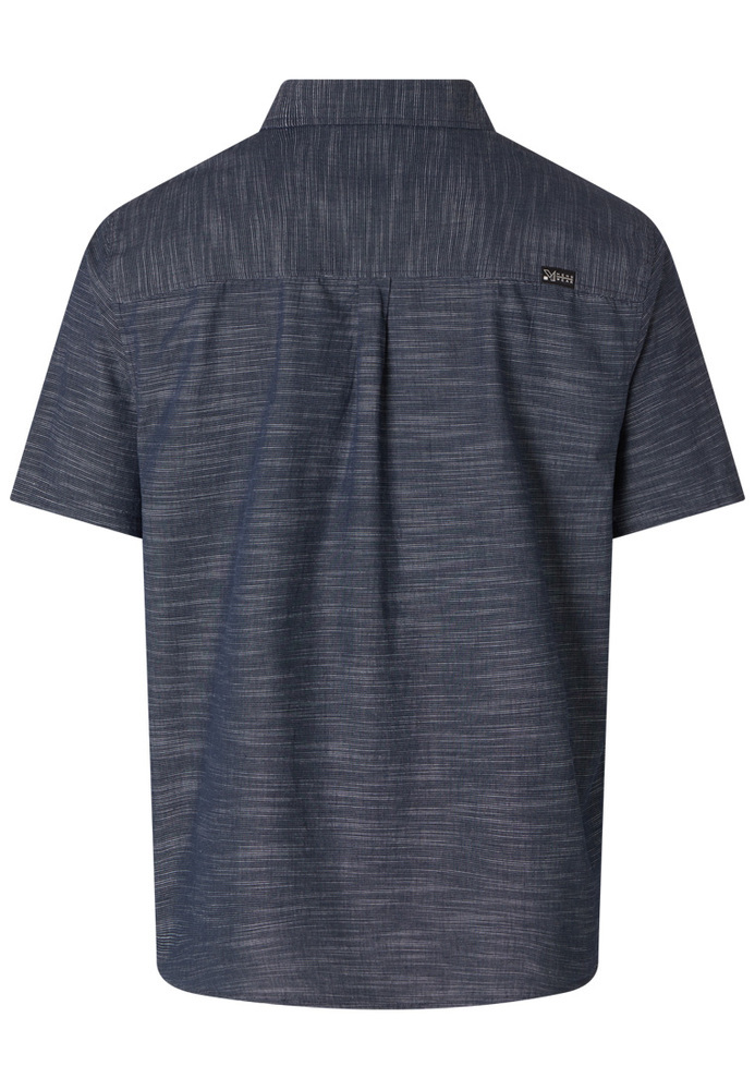 Kurzarmhemd in Melange-Look