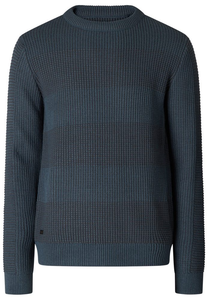 Strickpullover mit Blockstreifen
