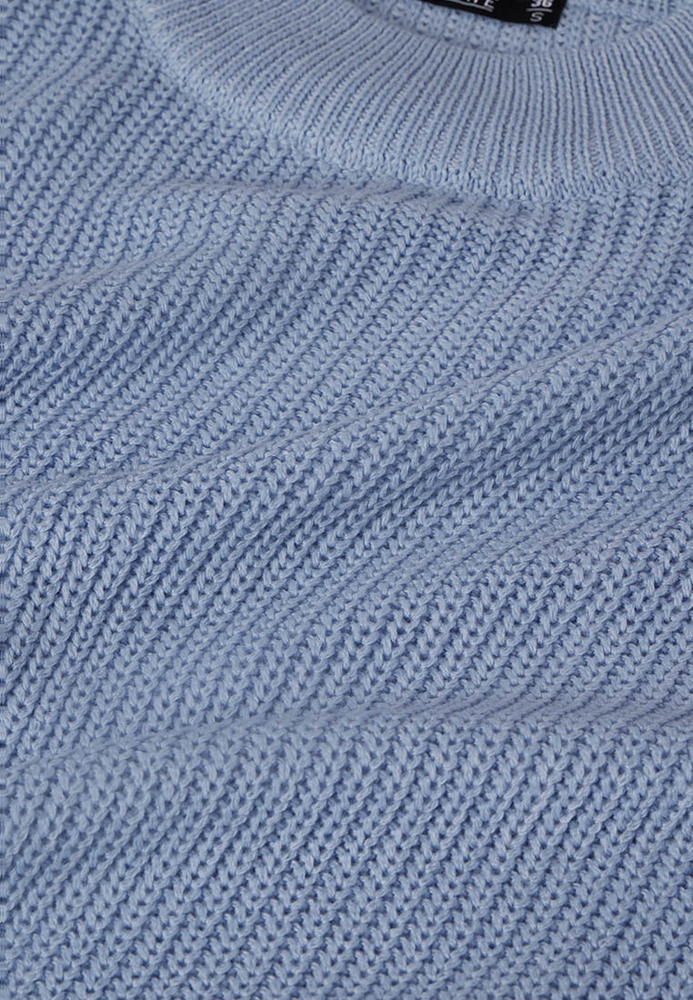 Strickpullover mit Stehkragen